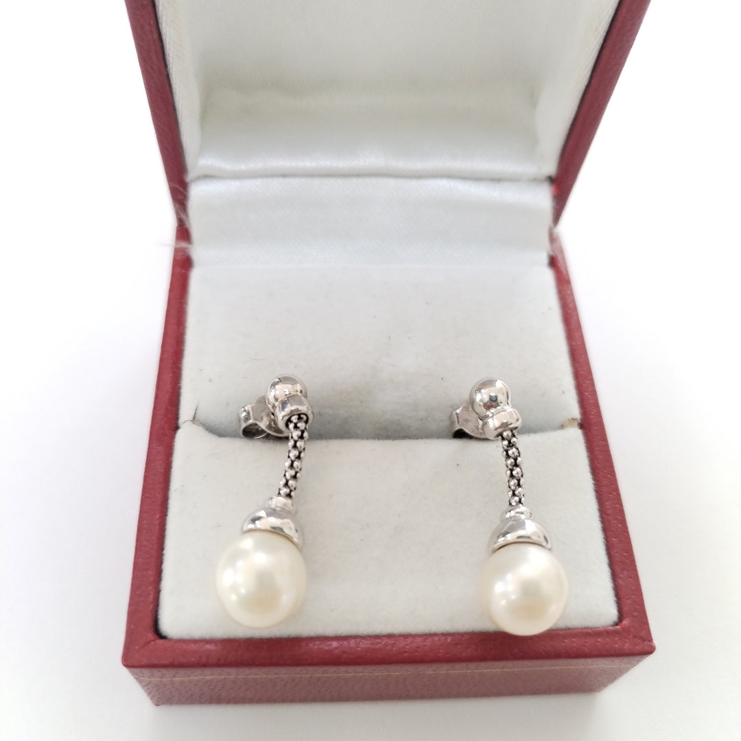 BROQUELES PAR ORO, ORO BLANCO 14 K 3.6 GRMS (SEMINUEVO)