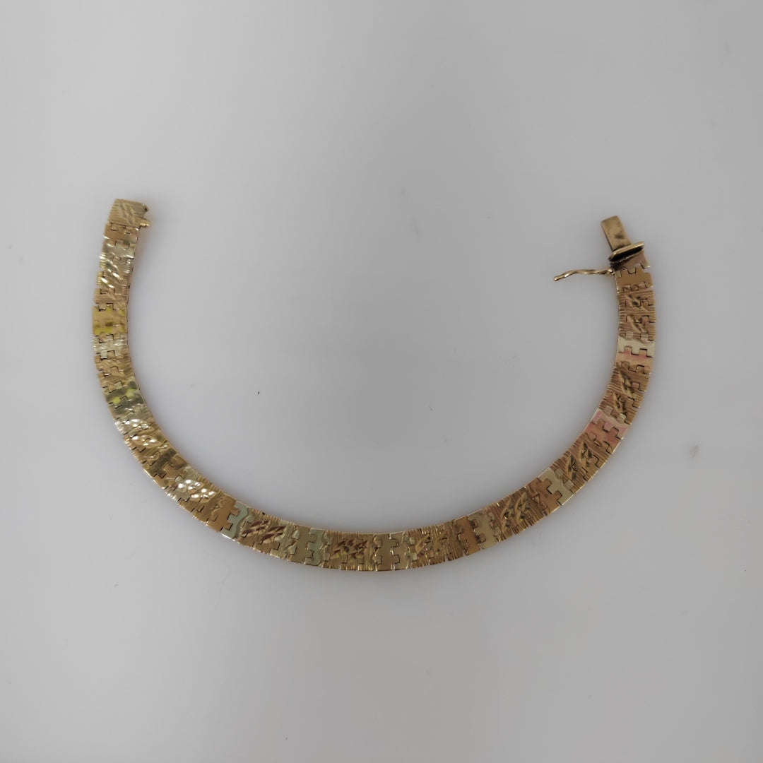 PULSERA ORO COMBINADO 8 K 10.8 GRMS (SEMINUEVO)