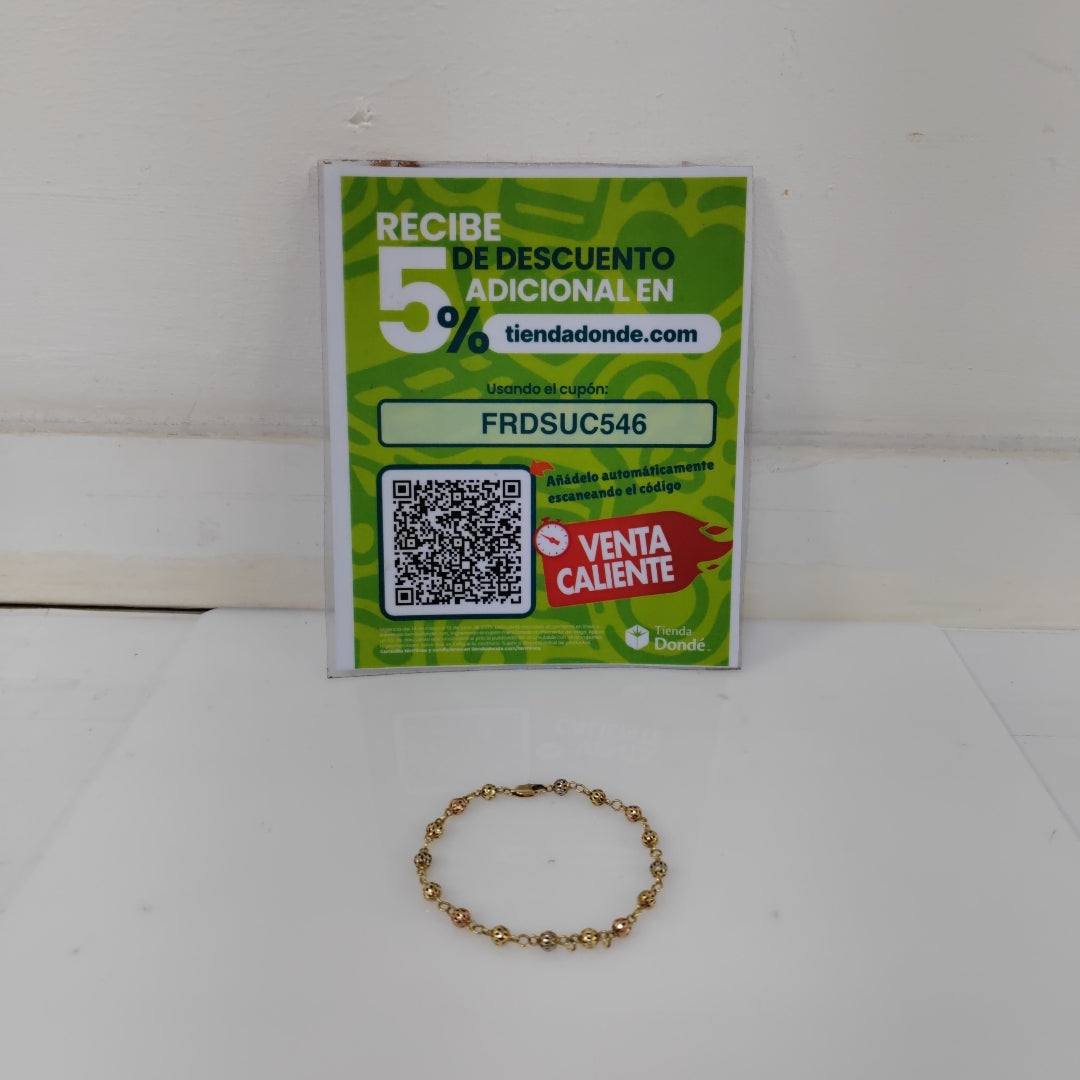 PULSERA ORO 14 K 4.7 GRMS (SEMINUEVO)