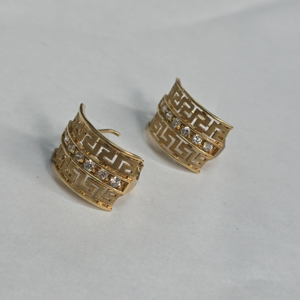 ARETES PAR ORO 8 K 5.5 GRMS (SEMINUEVO)