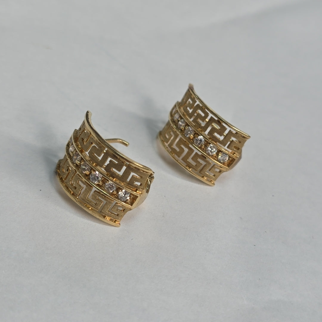 ARETES PAR ORO 8 K 5.5 GRMS (SEMINUEVO)