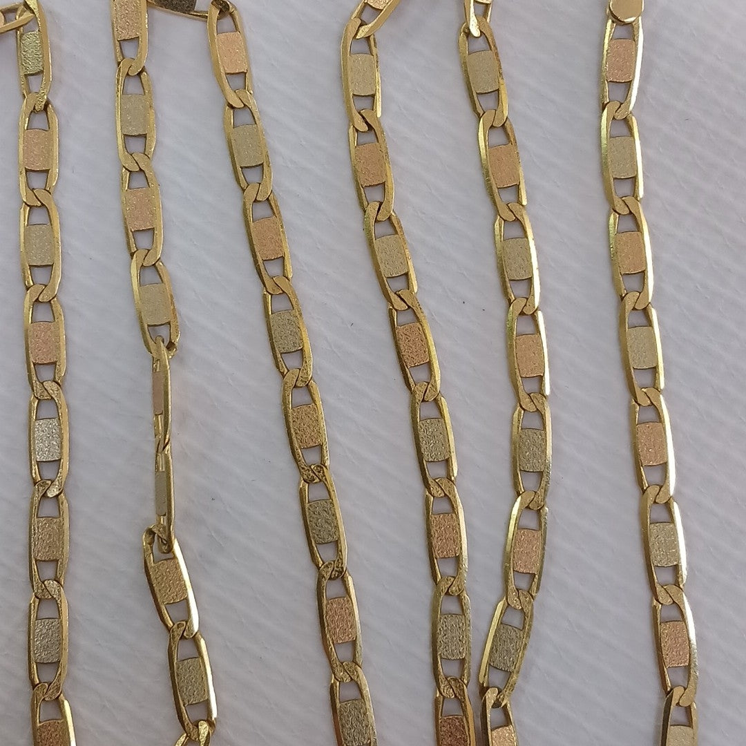 CADENA ORO, ORO COMBINADO 14 K 17.8 GRMS (SEMINUEVO)