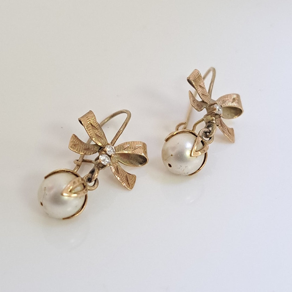 ARETES PAR ORO 8 K 4.3 GRMS (SEMINUEVO)