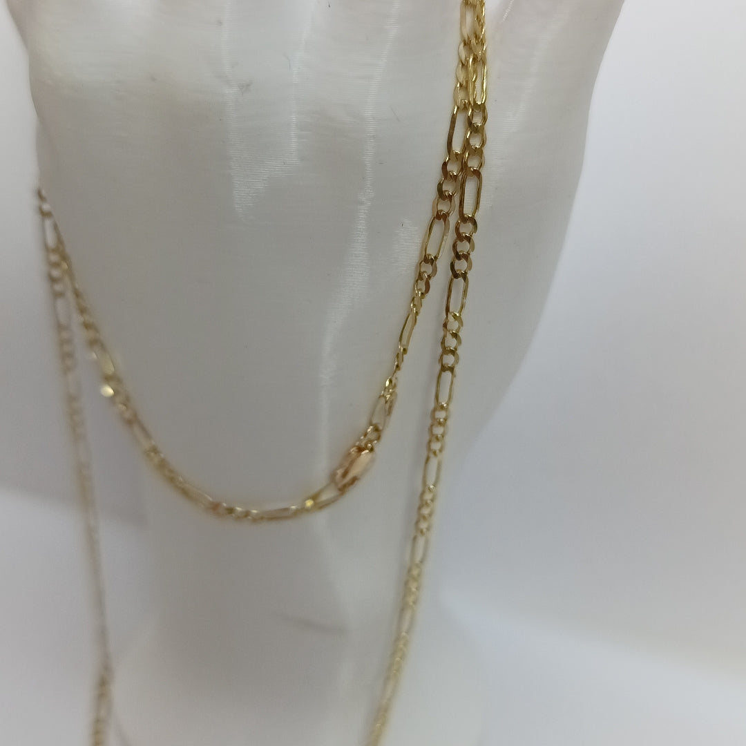 CADENA 3X1 14K 55 CM 5 GR (NUEVO)