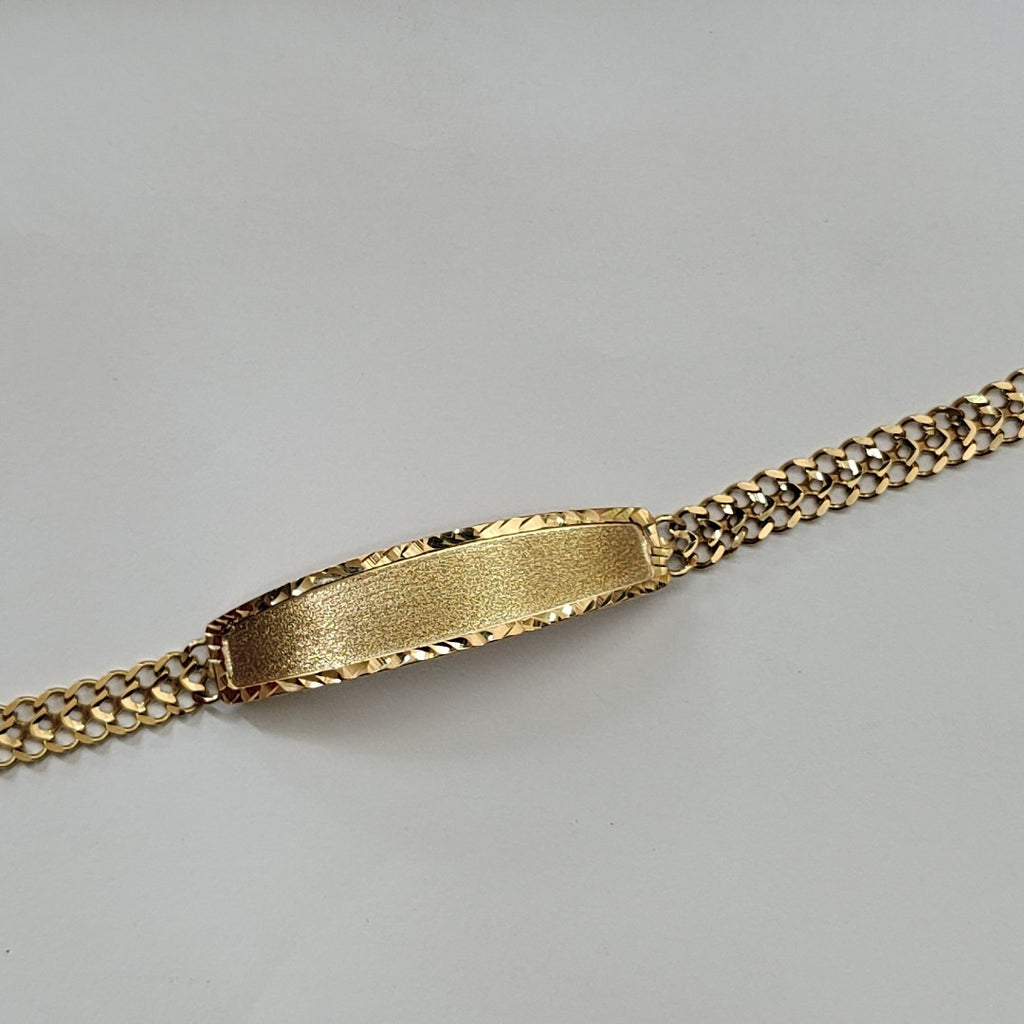 PULSERA ESCLAVA CHINO 14K 21 CM 9.8 GR (NUEVO)