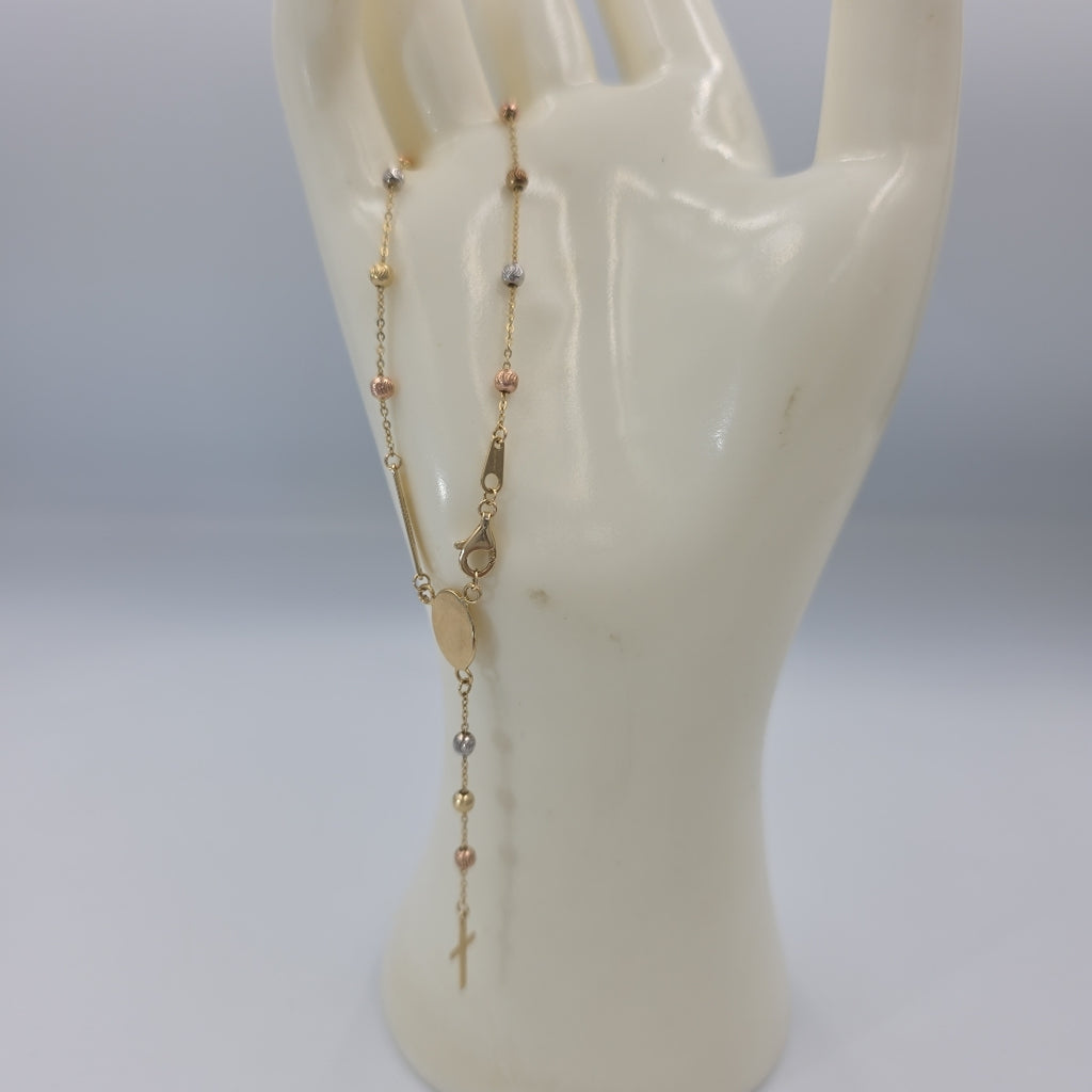 PULSERA ORO, ORO COMBINADO 10 K 2.2 GRMS (SEMINUEVO)