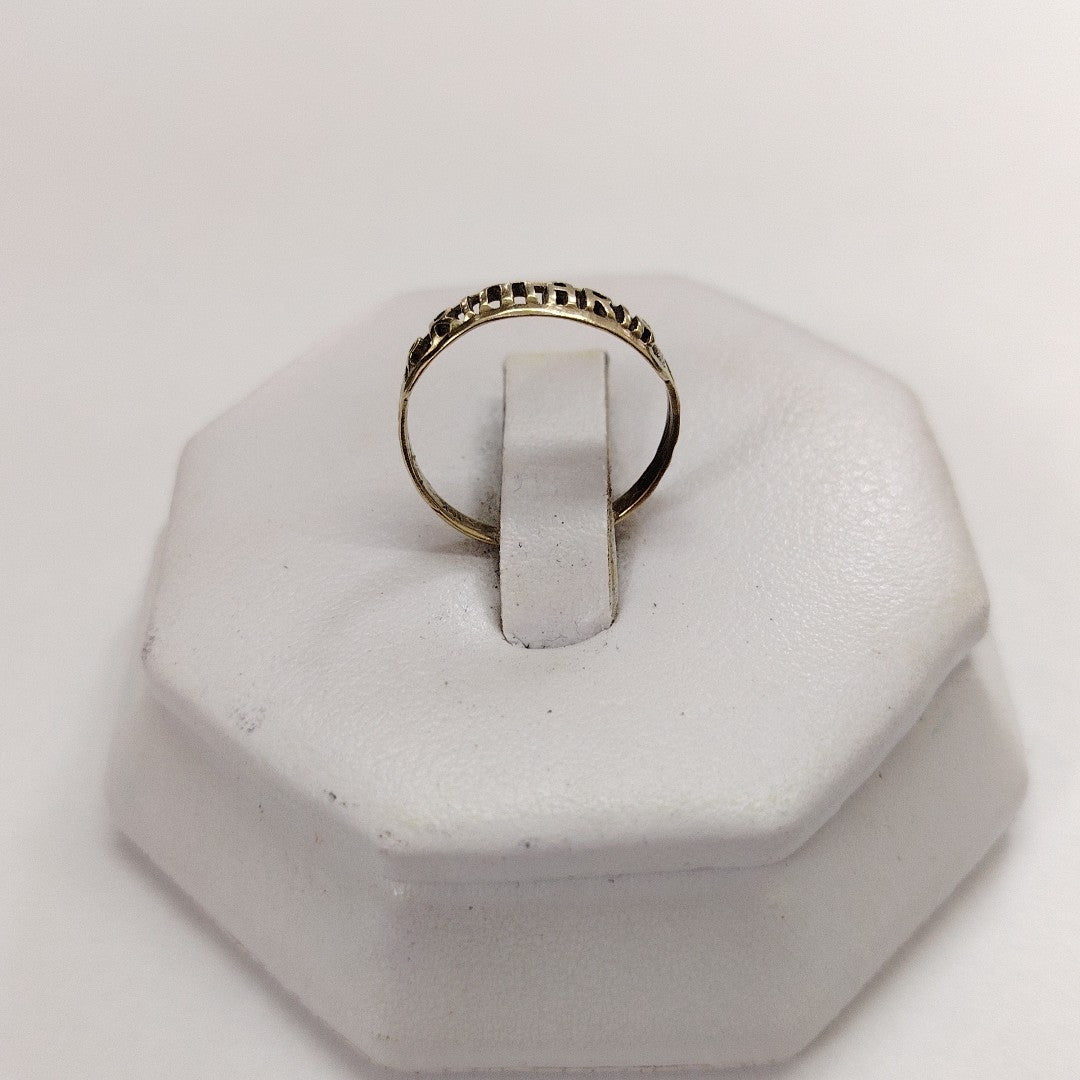 ANILLO DE GRADUACIÓN ORO 8 K 0.9 GRMS (SEMINUEVO)