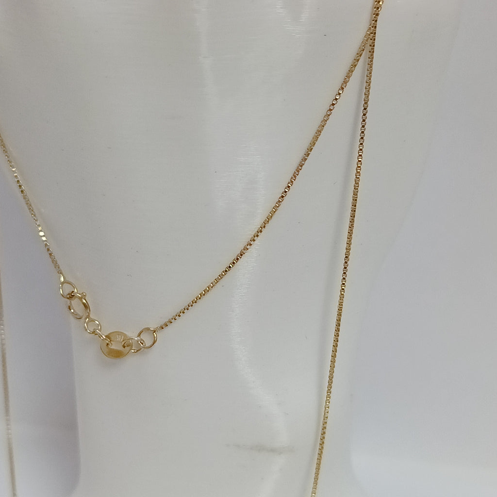 CADENA VENECIANO 14K 55 CM 1.7 GR (NUEVO)