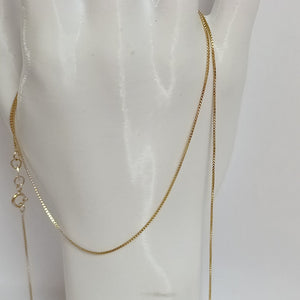 CADENA VENECIANO 14K 55 CM 1.7 GR (NUEVO)