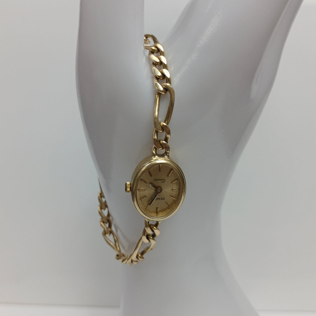 RELOJ CAJA Y PULSO ORO ORO 14 K 17 GRMS (SEMINUEVO)