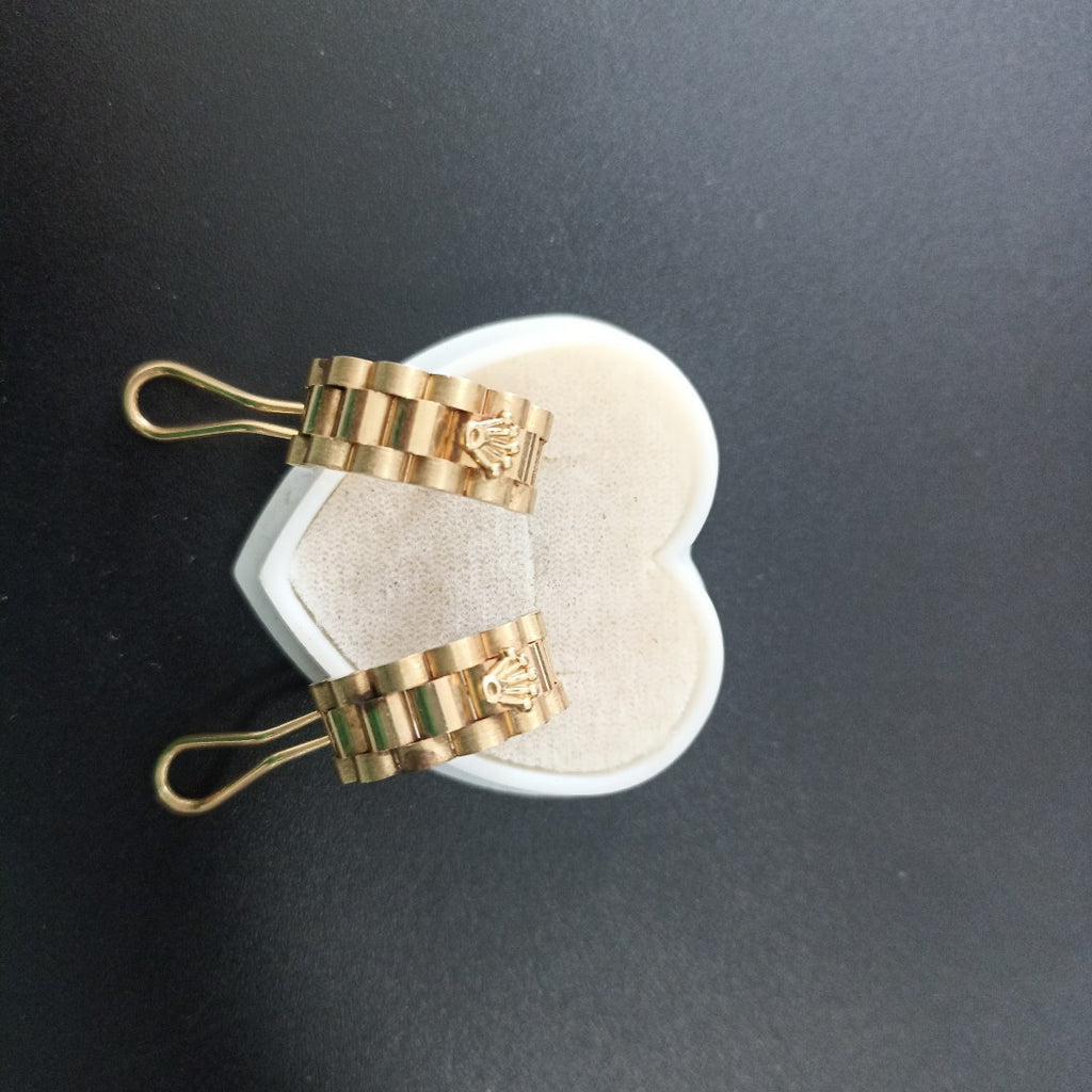 ARETES PAR ORO 14 K 11.7 GRMS (SEMINUEVO)