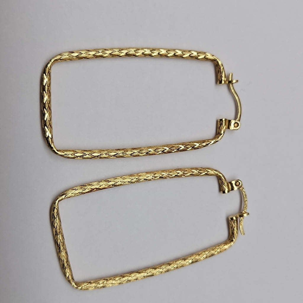 ARRACADAS PAR ORO 14 K 3,40 GRMS (SEMINUEVO)