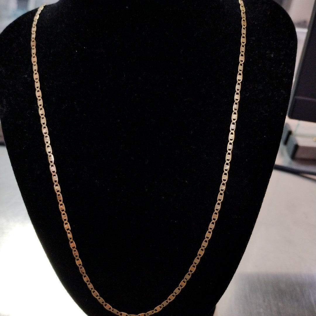 CADENA ORO COMBINADO 10 K 3.5 GRMS (SEMINUEVO)