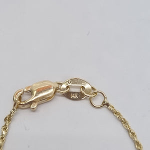 PULSERA TORZAL 14K 21 CM 1.4 GR (NUEVO)