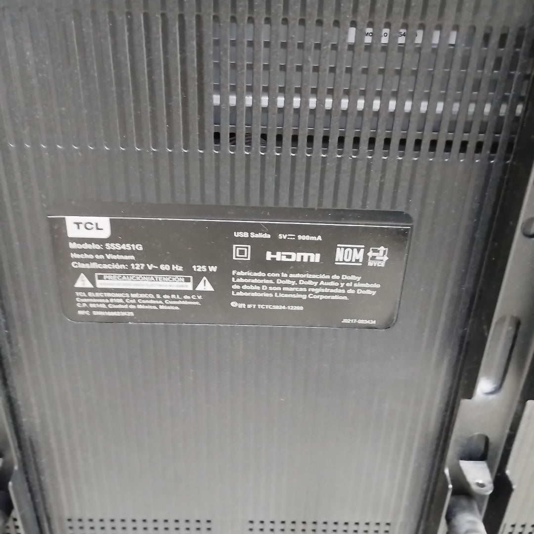 PANTALLA TCL 55S451G (2024) 55" LED 4K (SEMINUEVO)