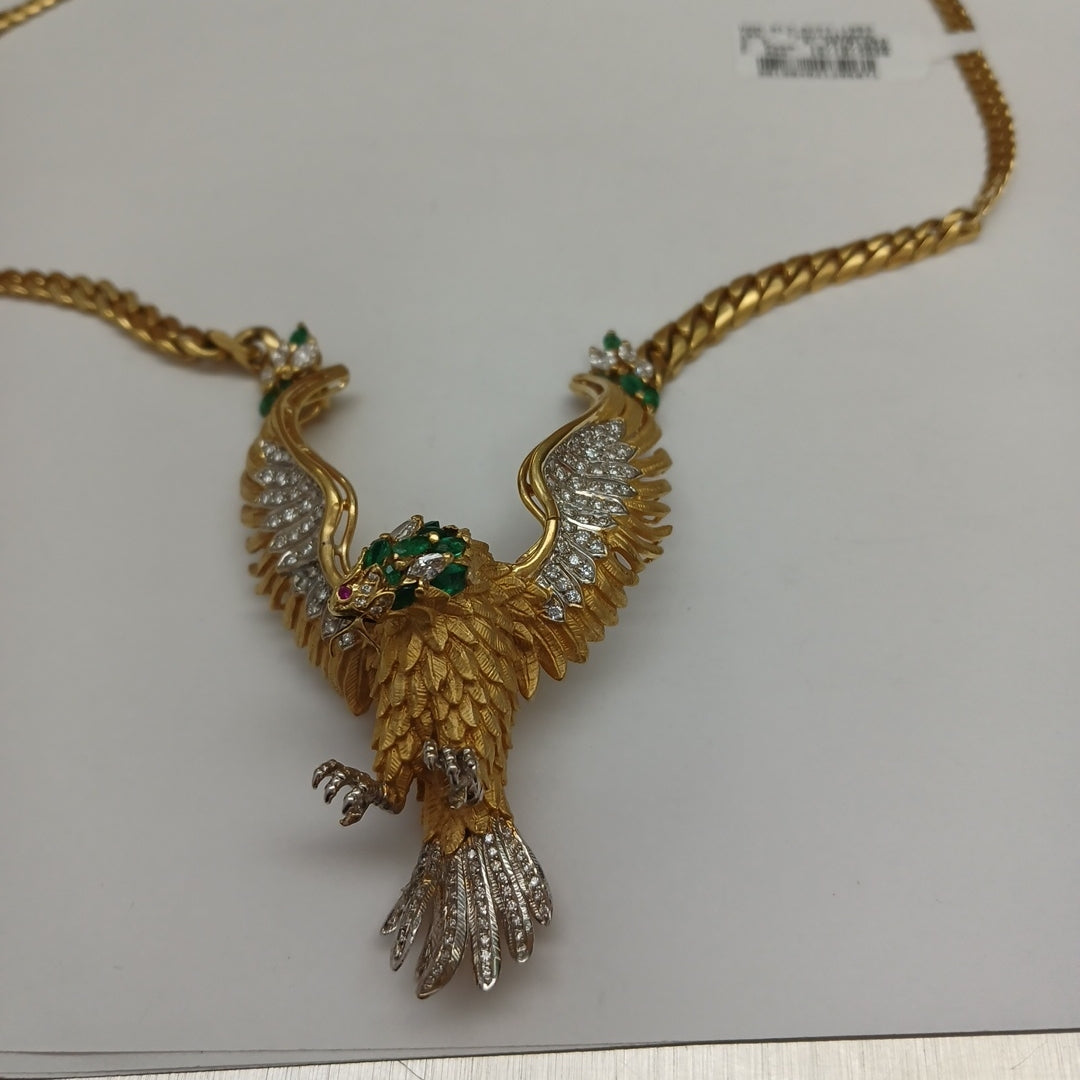 CADENA, DIJE ORO 18 K 74.3 GRMS (SEMINUEVO)
