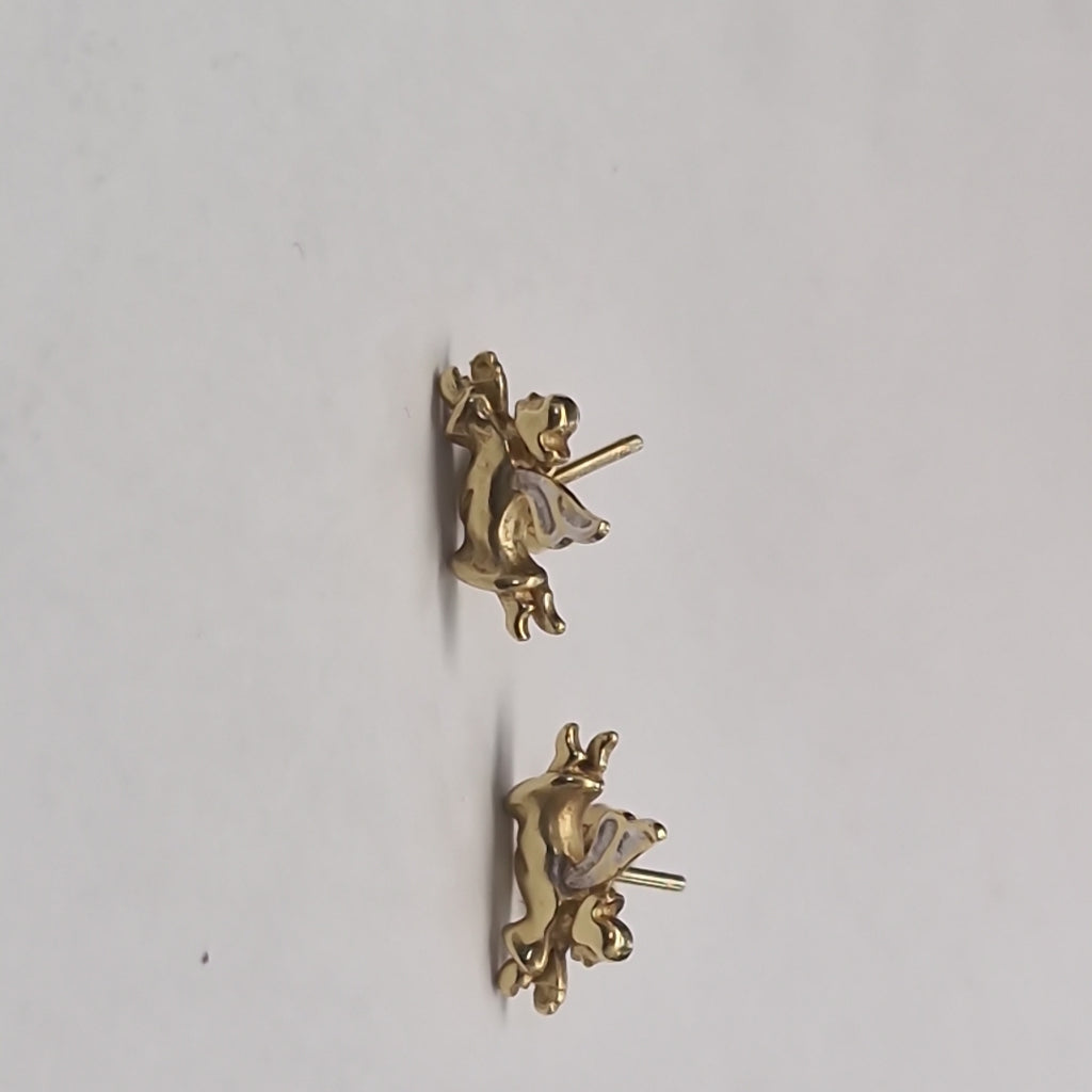 ARETES PAR ORO 14 K 1.9 GRMS (SEMINUEVO)