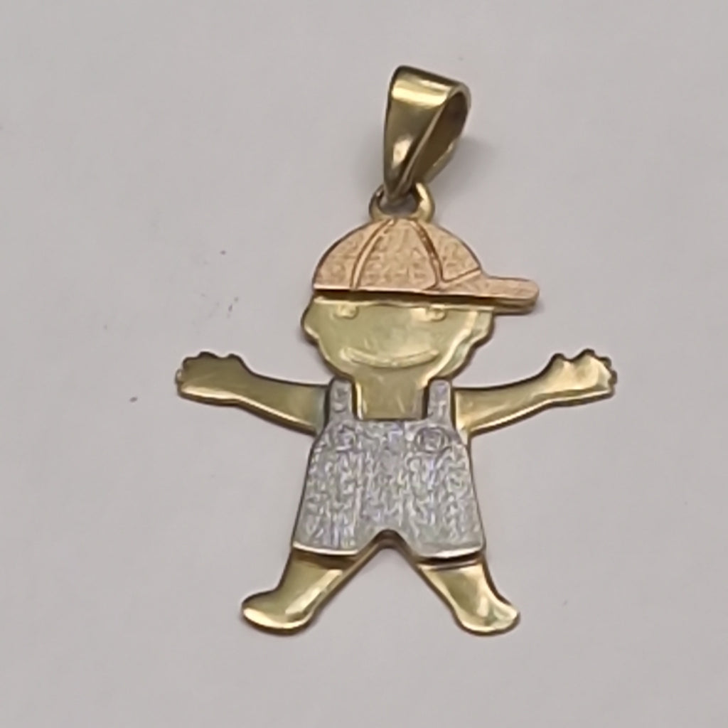 DIJE ORO, ORO COMBINADO 14 K 1 GRMS (SEMINUEVO)