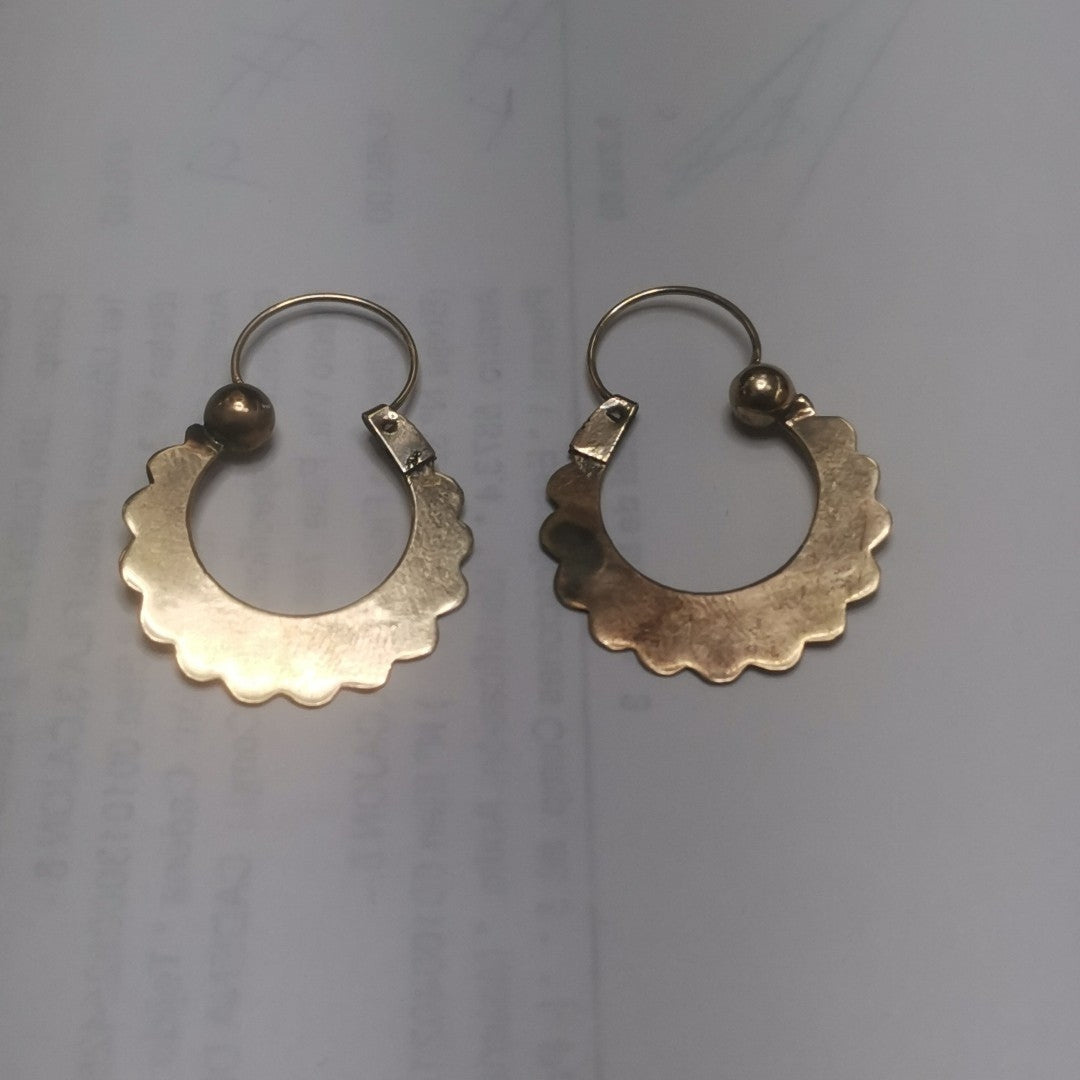 ARETES PAR ORO 10 K 2.4 GRMS (SEMINUEVO)