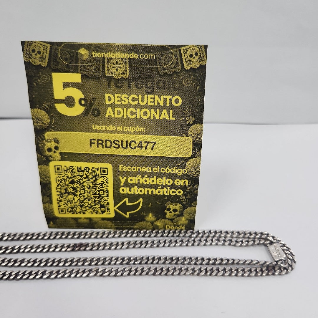 CADENA PLATA 49.7 GRMS (SEMINUEVO)