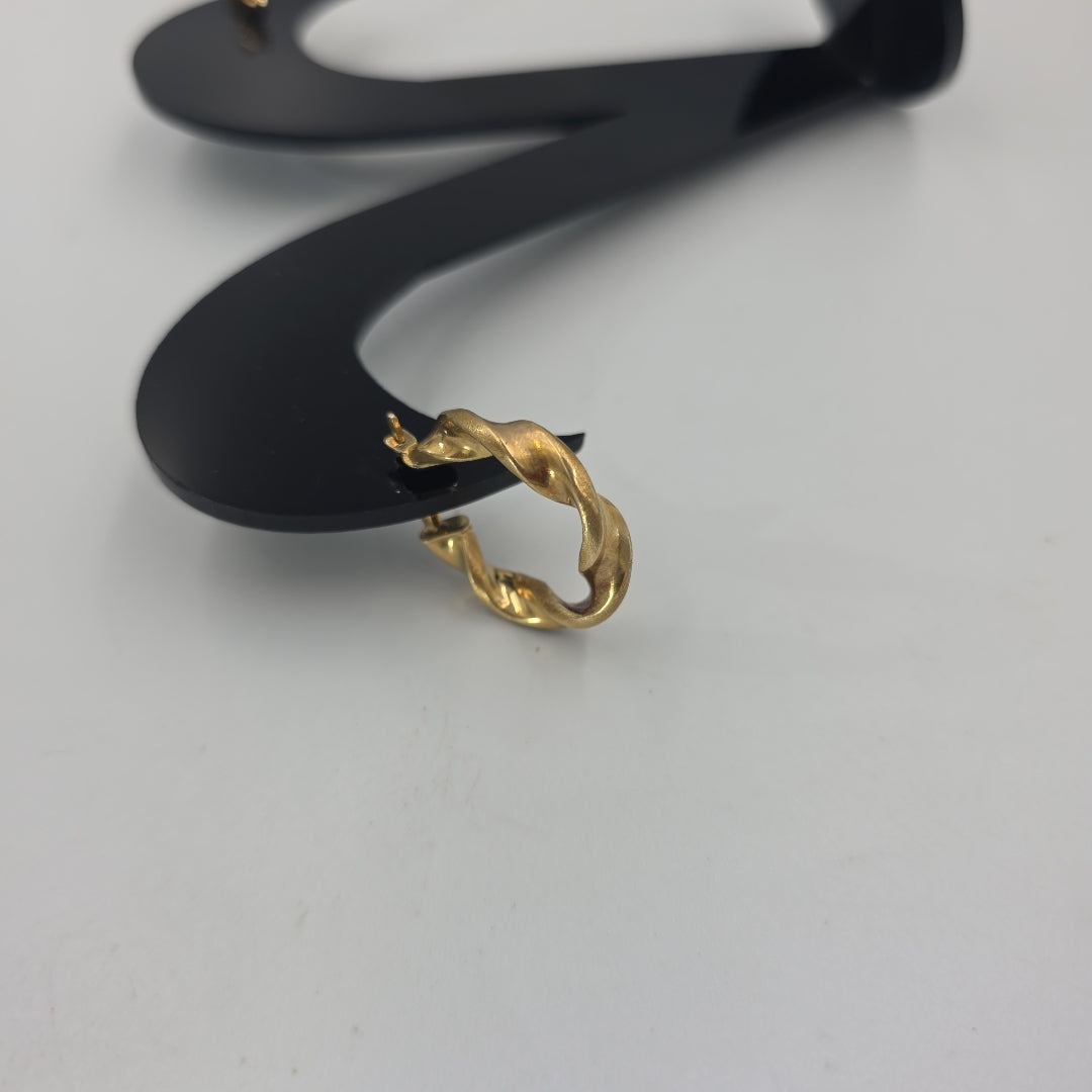 ARRACADAS PAR ORO 14 K 2.9 GRMS (SEMINUEVO)