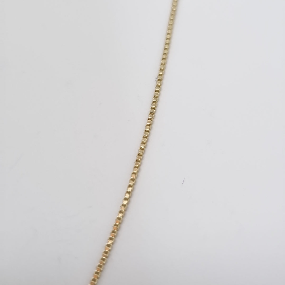 CADENA VENECIANO 14K 55 CM 1.7 GR (NUEVO)