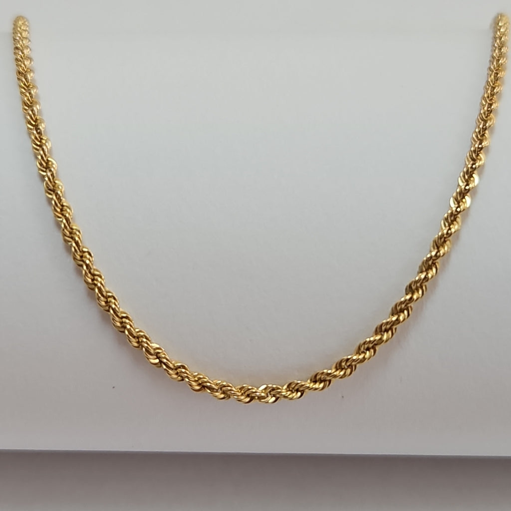 CADENA TORZAL 10K 55 CM 4.7 GR (NUEVO)