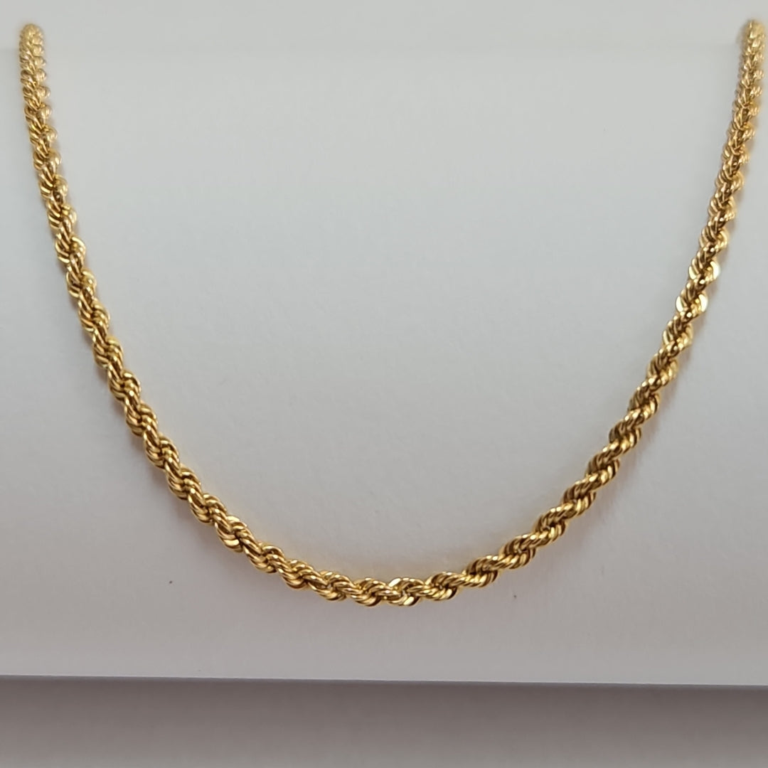 CADENA TORZAL 10K 55 CM 4.7 GR (NUEVO)