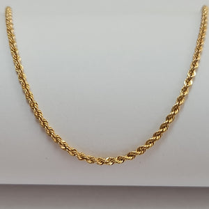 CADENA TORZAL 10K 55 CM 4.7 GR (NUEVO)