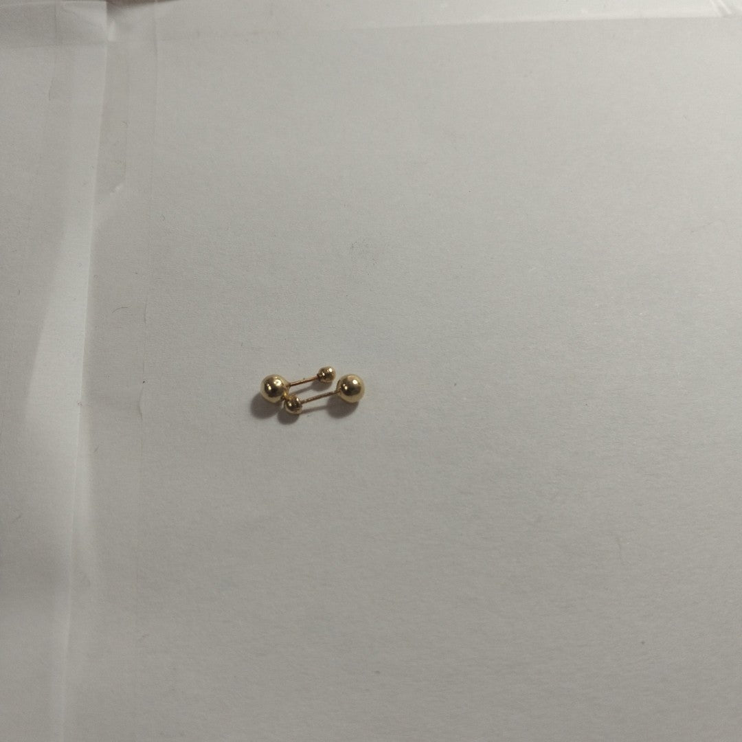ARETES PAR ORO 14 K 0,10 GRMS (SEMINUEVO)