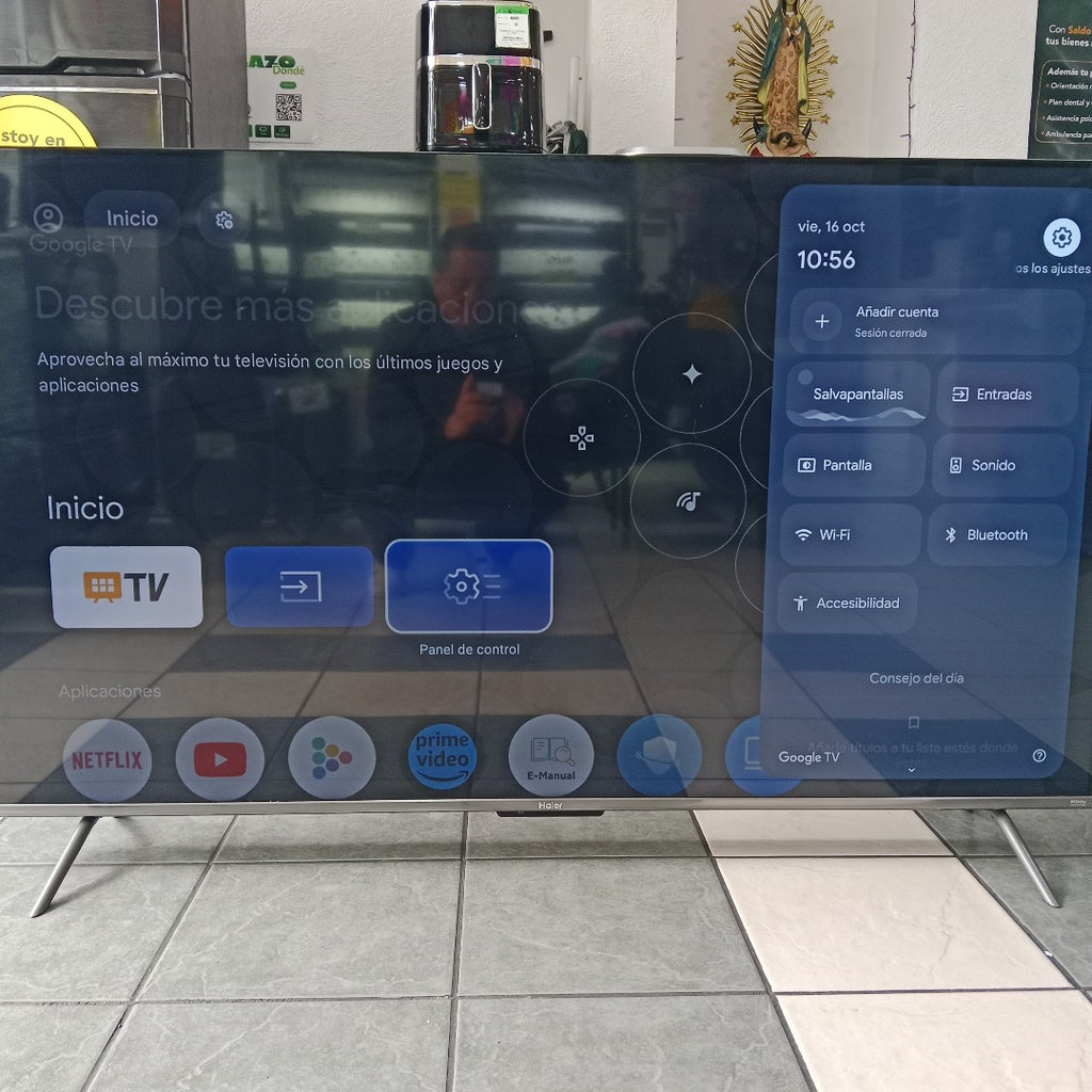 PANTALLA HAIER H65P752UX (2023) 65" QLED 4K (SEMINUEVO)