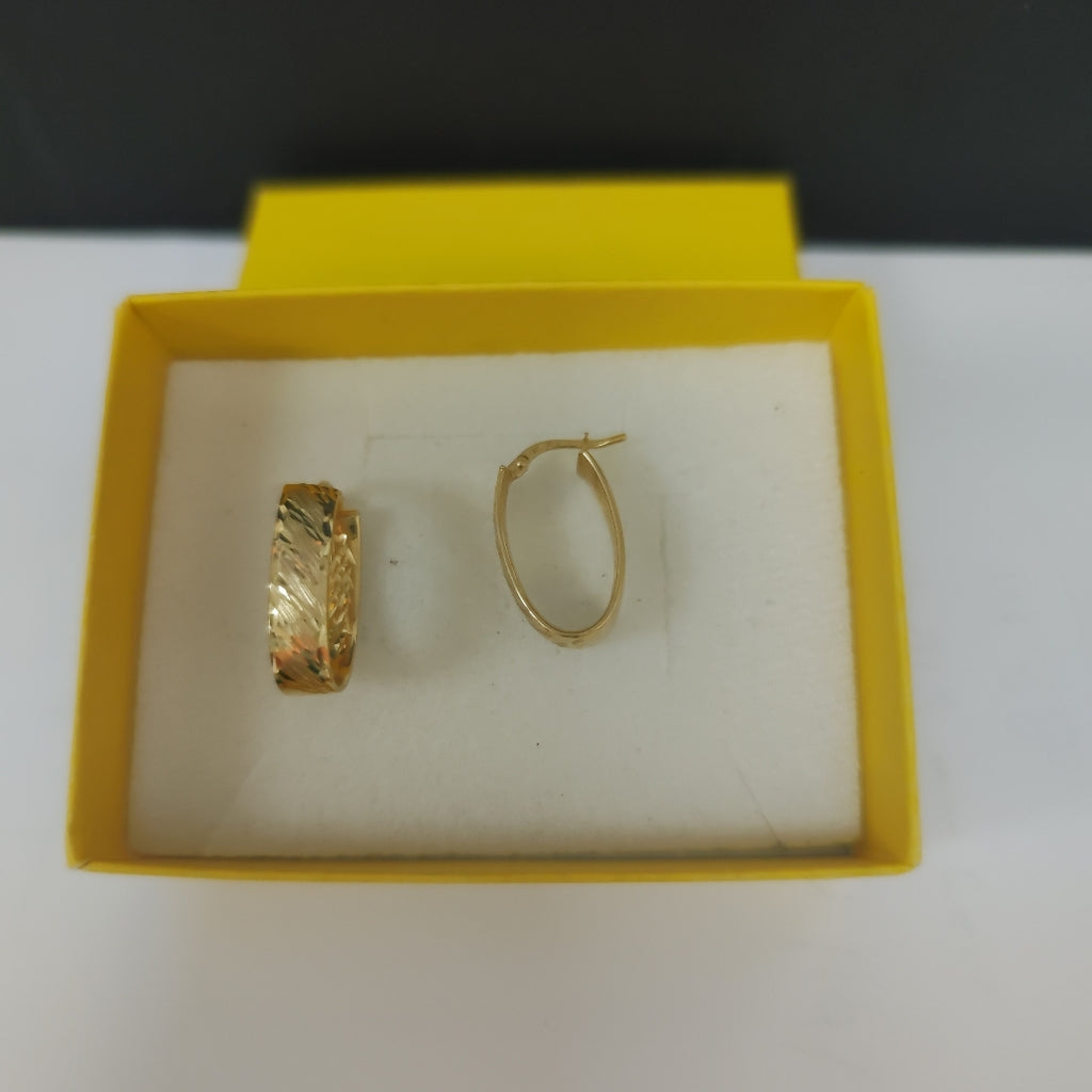 ARRACADAS PAR ORO 14 K 2.7 GRMS (SEMINUEVO)