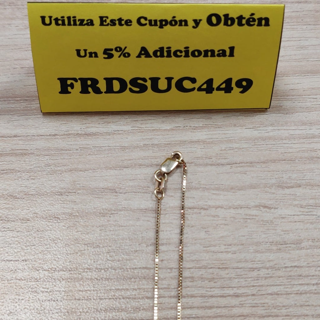 CADENA ORO 14 K 1.8 GRMS (SEMINUEVO)