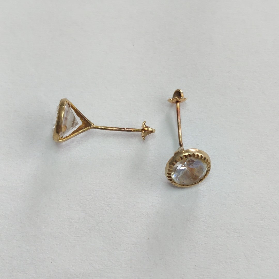 ARETES PAR ORO 10 K 0,90 GRMS (SEMINUEVO)