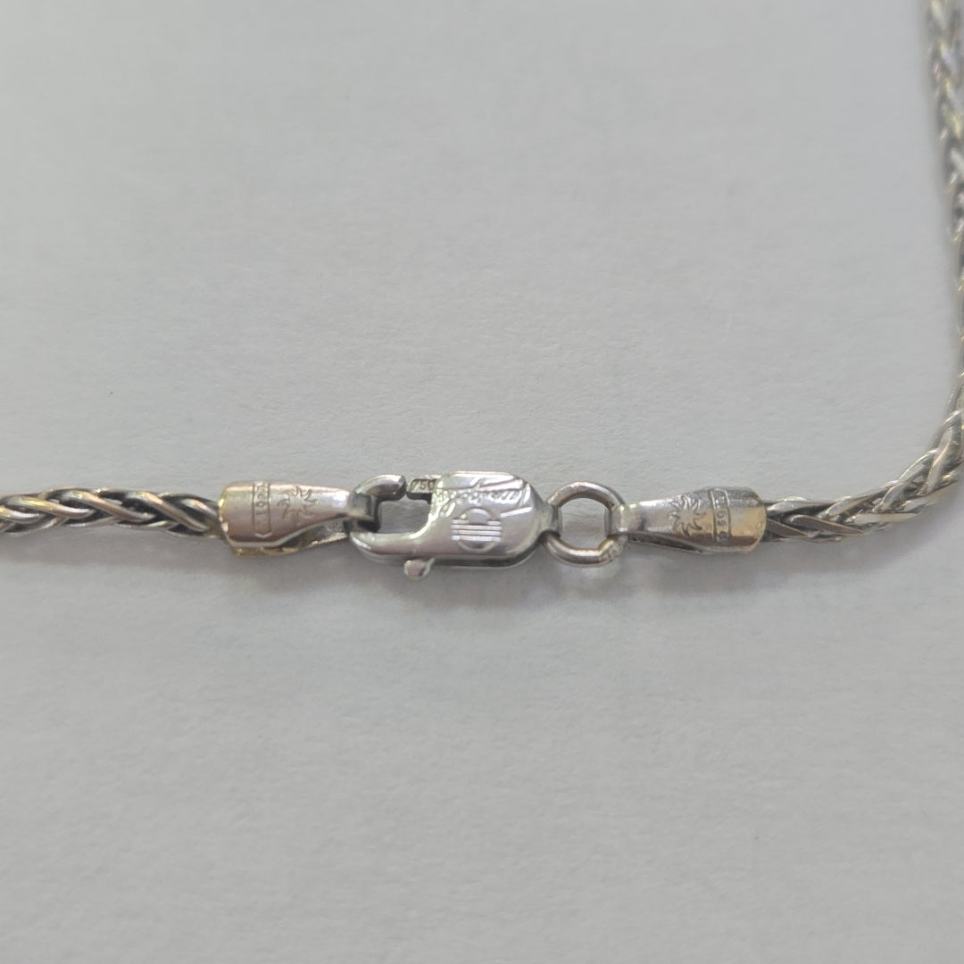 CADENA ORO BLANCO 18 K 6.3 GRMS (SEMINUEVO)