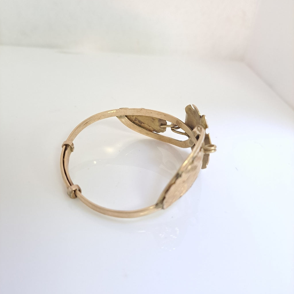 PULSERA RIGIDA ORO 10 K 20.5 GRMS (SEMINUEVO)