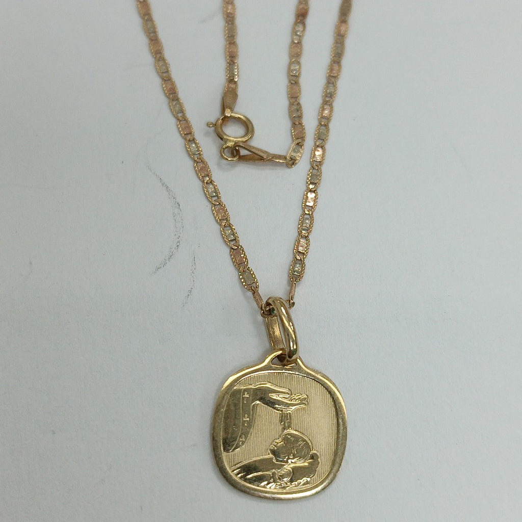 CADENA, DIJE ORO 14 K 3.6 GRMS (SEMINUEVO)