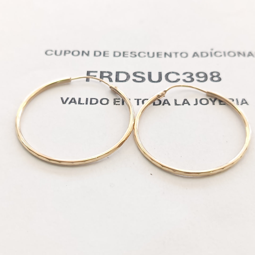 ARRACADAS PAR ORO 10 K 1.4 GRMS (SEMINUEVO)