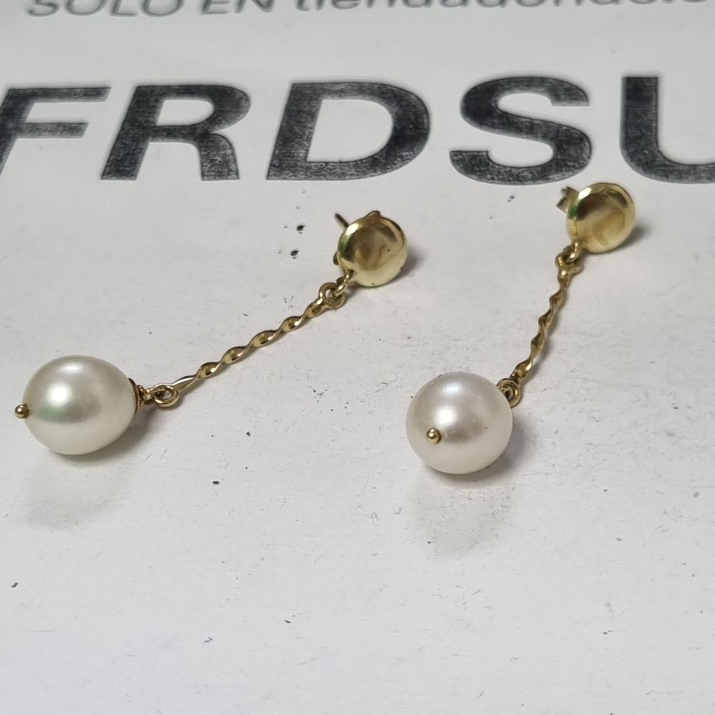 ARETES PAR ORO 14 K 2,70 GRMS (SEMINUEVO)