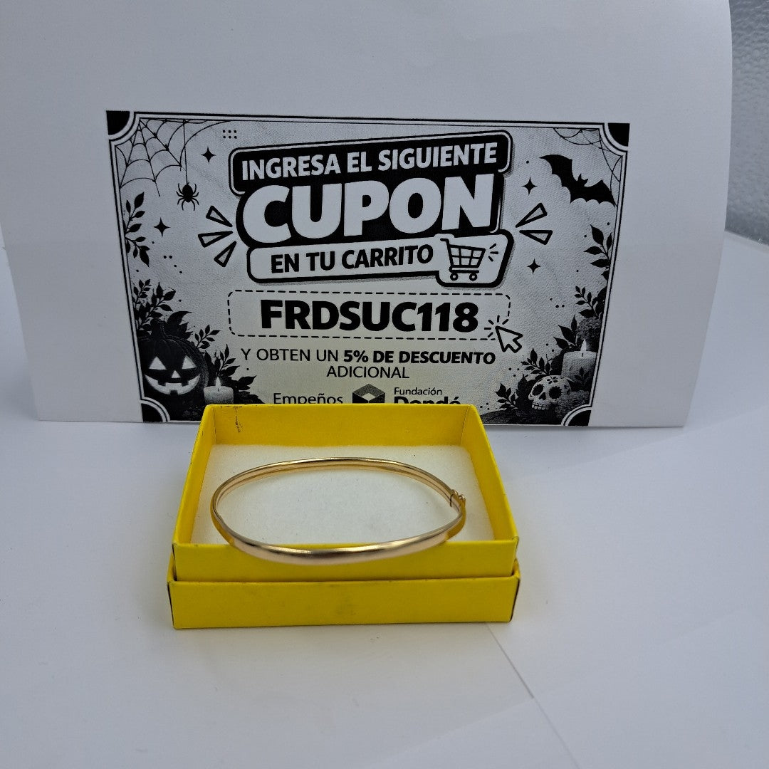 PULSERA RIGIDA ORO 10 K 4.2 GRMS (SEMINUEVO)