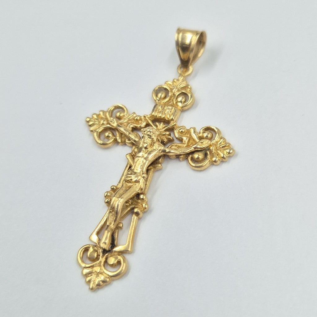 CRUCIFIJO ORO 14 K 5.9 GRMS (SEMINUEVO)