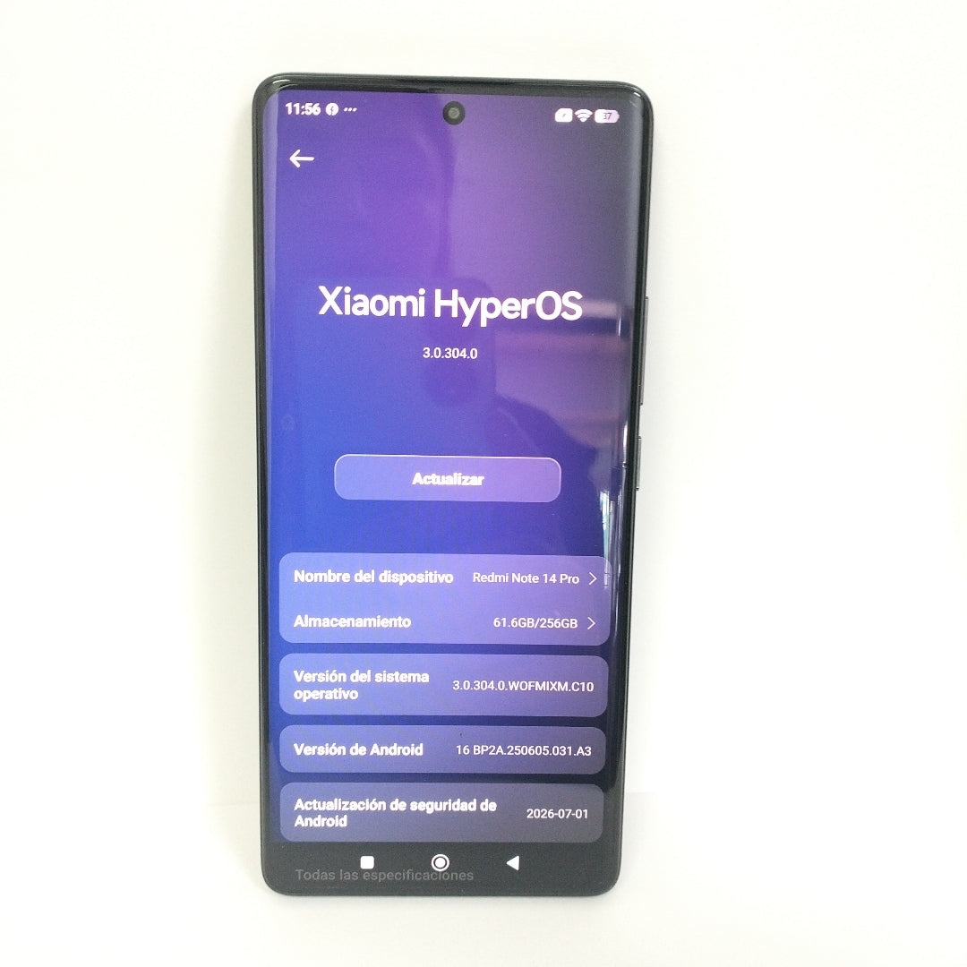 CELULAR REALME 14 PRO + 5G RMX5051 (2025) 512 GB 12 GB RAM (SEMINUEVO)