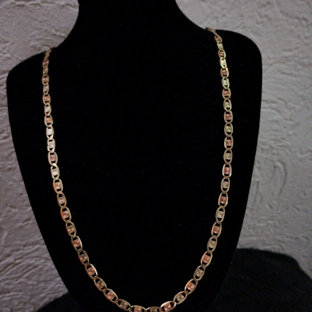 CADENA ORO COMBINADO 10 K 10,40 GRMS (SEMINUEVO)