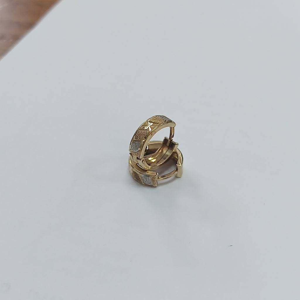ARRACADAS PAR ORO 14 K 2.4 GRMS (SEMINUEVO)