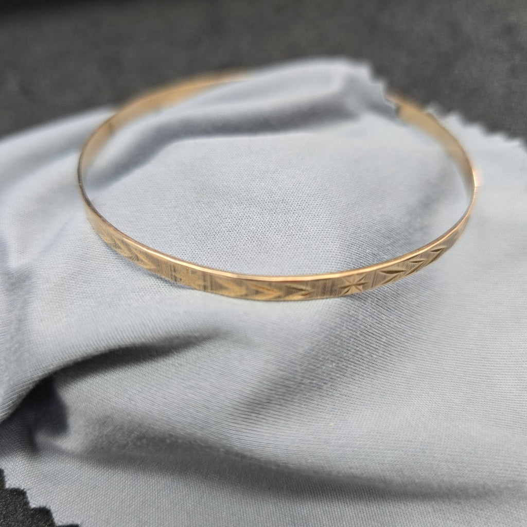 PULSERA RIGIDA ORO 14 K 8.5 GRMS (SEMINUEVO)