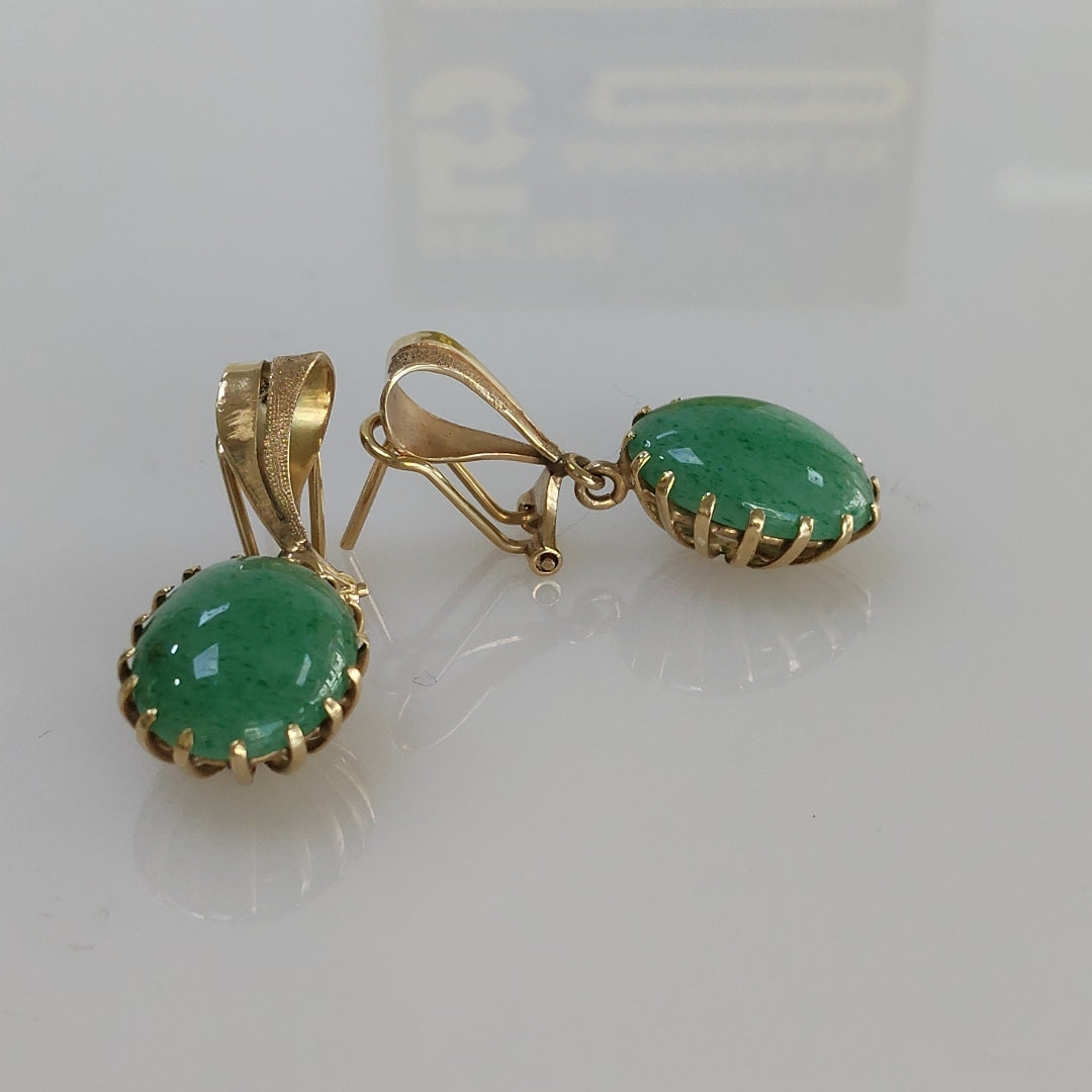 ARETES PAR ORO 14 K 7,70 GRMS (SEMINUEVO)