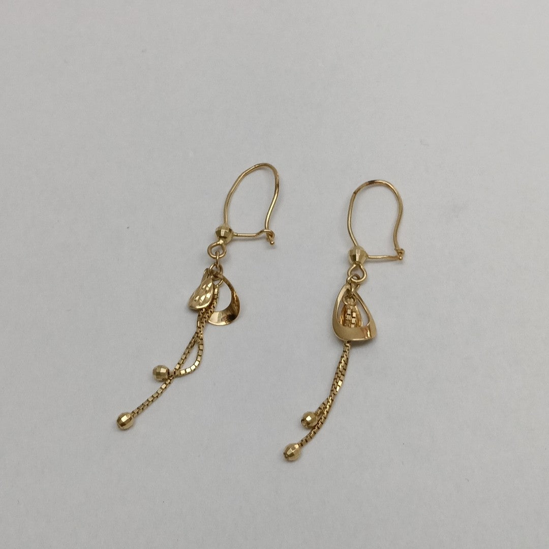 ARETES PAR ORO 14 K 1.5 GRMS (SEMINUEVO)