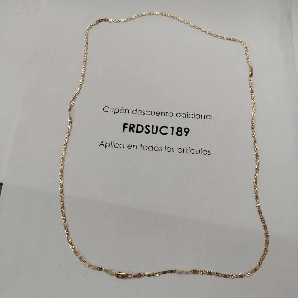 CADENA ORO COMBINADO 14 K 4.7 GRMS (SEMINUEVO)