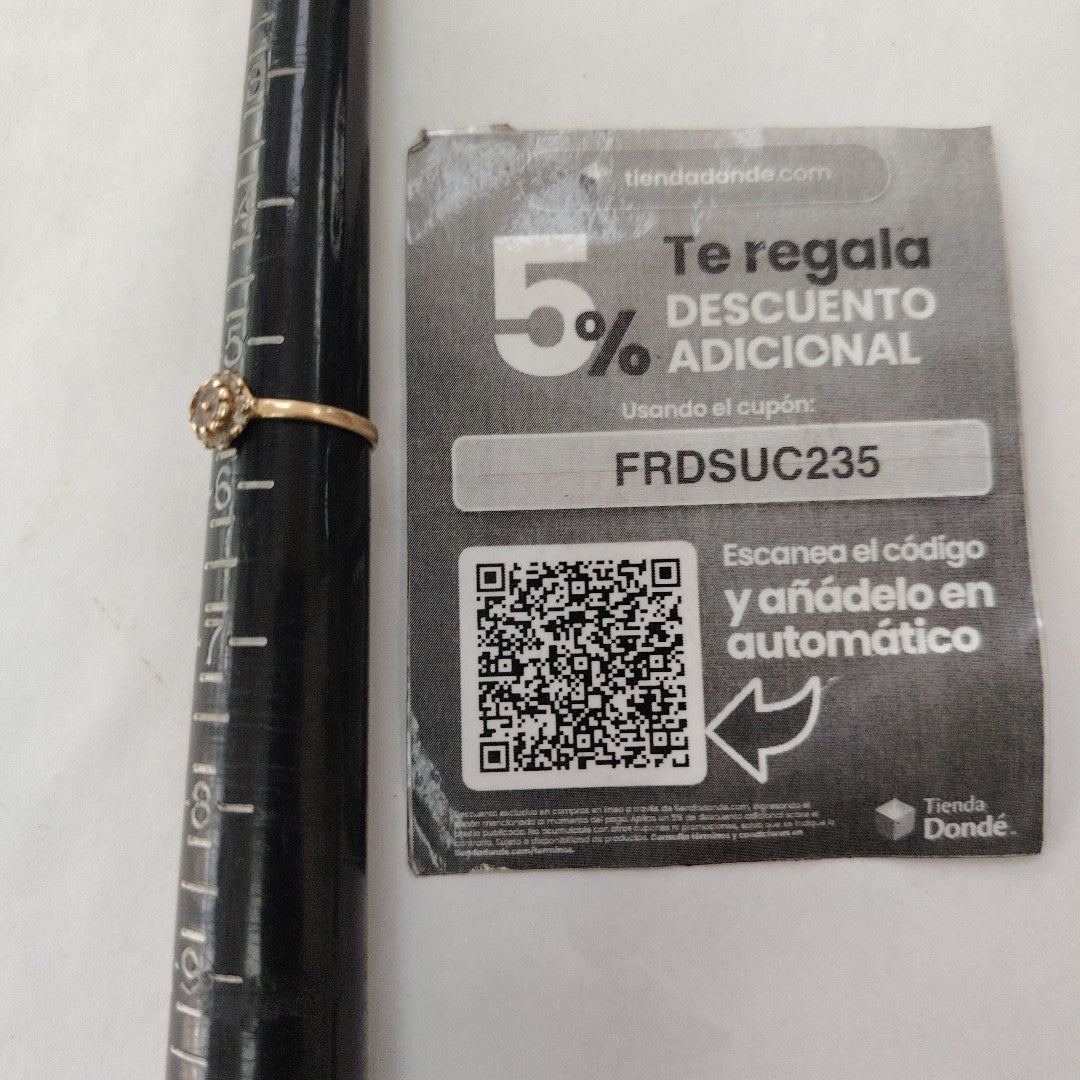 ANILLITO ORO 10 K 1.3 GRMS (SEMINUEVO)