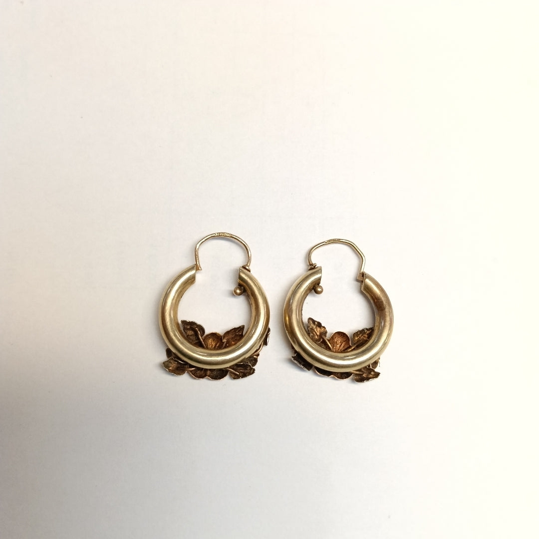 ARETES PAR ORO 8 K 3.1 GRMS (SEMINUEVO)